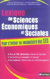 Livrenpoche : Lexique de sciences économiques et sociales - Sandrine Benasé - Livre