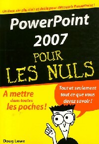 Livrenpoche : Powerpoint 2007 pour les nuls - Doug Lowe - Livre