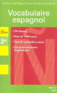 Livrenpoche : Vocabulaire espagnol - Anette Vitali Margot - Livre