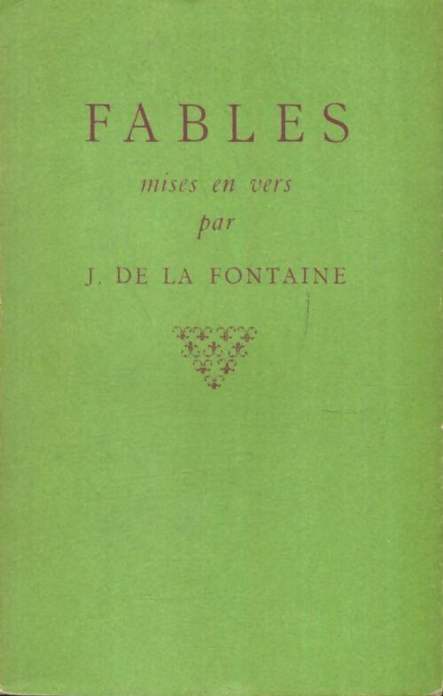 Livrenpoche : Fables mises en vers par Jean De Fa Fontaine Tome I - Jean De La Fontaine - Livre
