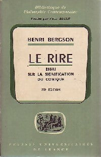 Livrenpoche : Le rire - Henri Bergson - Livre