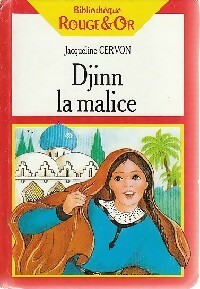 Djinn la malice - Cervon -  La bibliothèque Rouge et Or - Livre
