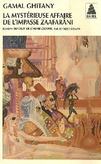 La mystérieuse affaire de l'impasse Zaafarâni - Gamal Ghitany - Livre