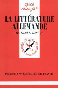 Livrenpoche : La littérature allemande - J.-F. Angelloz - Livre