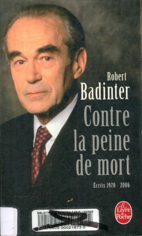 Livrenpoche : Contre la peine de mort - Robert Badinter - Livre
