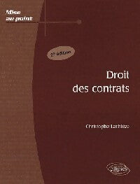 Livrenpoche : Droit des contrats - Christophe Lachièze - Livre