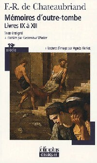 Livrenpoche : Mémoires d'outre Tombe (Livres IX à XII) - François René Chateaubriand - Livre