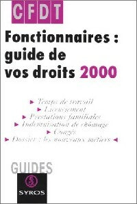 Livrenpoche : Fonctionnaires : guide de vos droits 2000 - CFDT - Livre