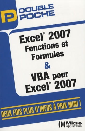 Livrenpoche : Excel 2007 avancé (coffret 2 vol.) - Premium Consulting - Livre