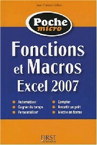 Livrenpoche : Fonctions et macros Excel 2007 - Jean-François Sehan - Livre
