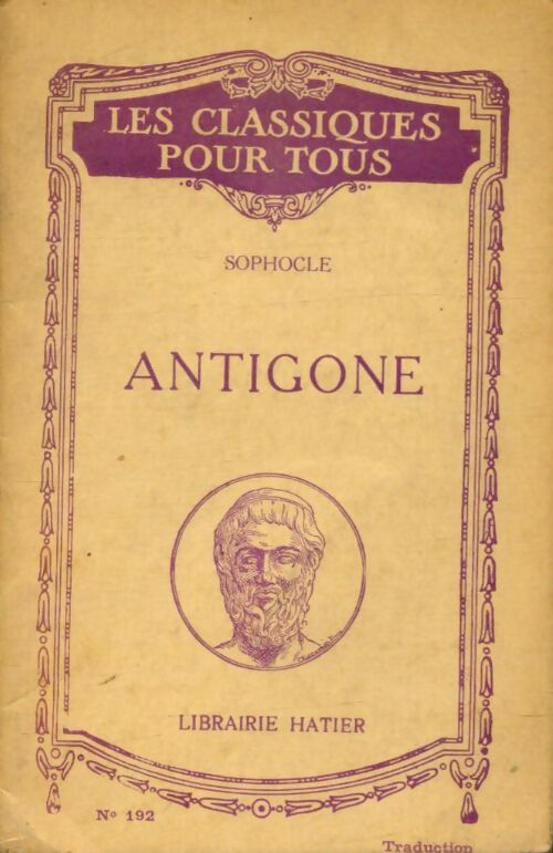 Livrenpoche : Antigone - Sophocle - Livre