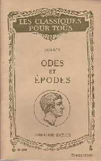Livrenpoche : Odes et épodes - Horace - Livre