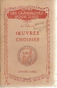Livrenpoche : Oeuvres choisies - Joachim Du Bellay - Livre