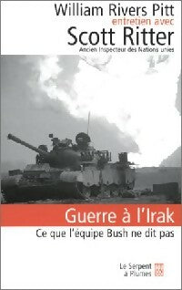 Livrenpoche : Guerre à l'irak - Scott Ritter - Livre