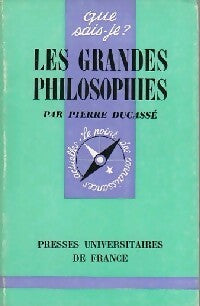 Livrenpoche : Les grandes philosophies - Pierre Ducassé - Livre
