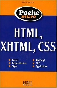 HtML, XHTML, CSS - Kevin Turjmann - Livre