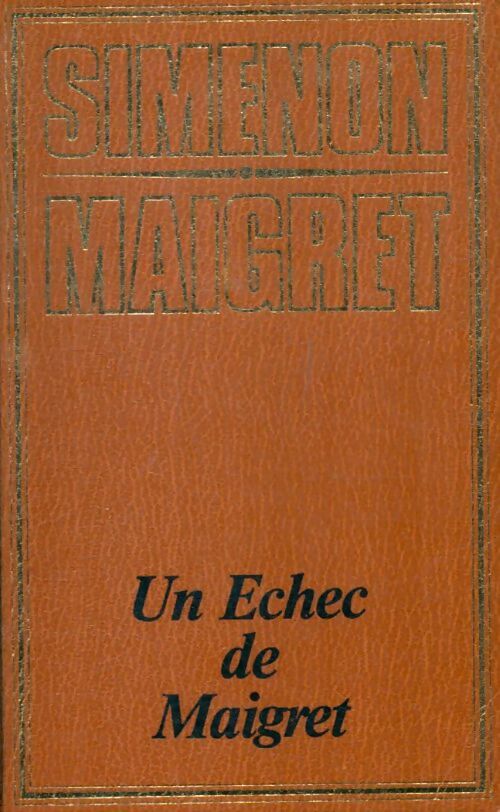 Livrenpoche : Un échec de Maigret - Georges Simenon - Livre