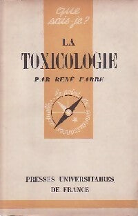 Livrenpoche : La toxicologie - René Fabre - Livre