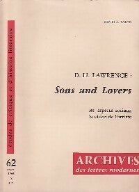 Livrenpoche : D.H. Lawrence : Sons and Lovers - Henri-A. Talon - Livre