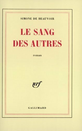 Livrenpoche : Le sang des autres - Simone De Beauvoir - Livre