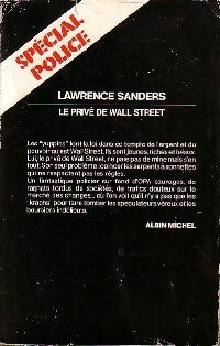 Le privé de Wall Street - Lawrence Sanders -  Spécial Police - Livre