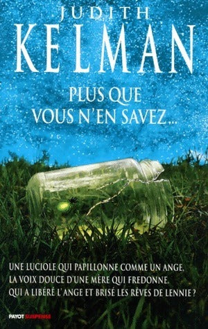 Livrenpoche : Plus que vous n'en savez... - Judith Kelman - Livre