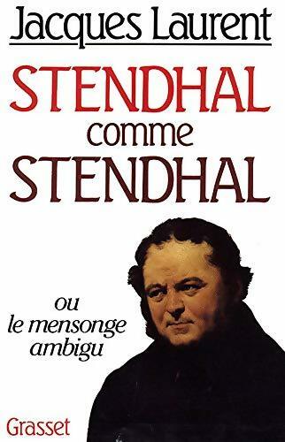 Livrenpoche : Stendhal contre Stendhal - Jacques Laurent - Livre
