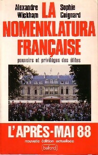 Livrenpoche : La Nomenklatura française - Alexandre Wickham - Livre