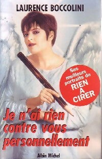 Livrenpoche : Je n'ai rien contre vous personnellement - Laurence Boccolini - Livre