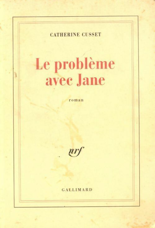 Livrenpoche : Le problème avec Jane - Catherine Cusset - Livre