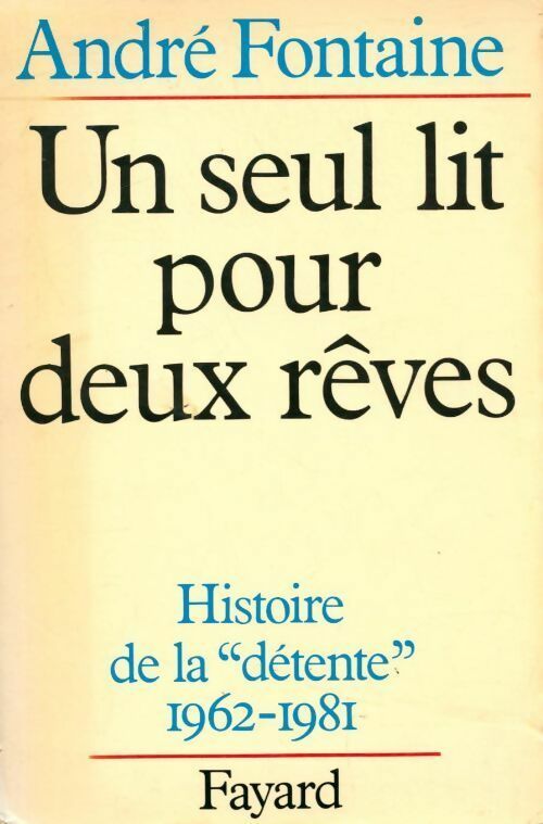 Livrenpoche : Un seul lit pour deux rêves - André Fontaine - Livre
