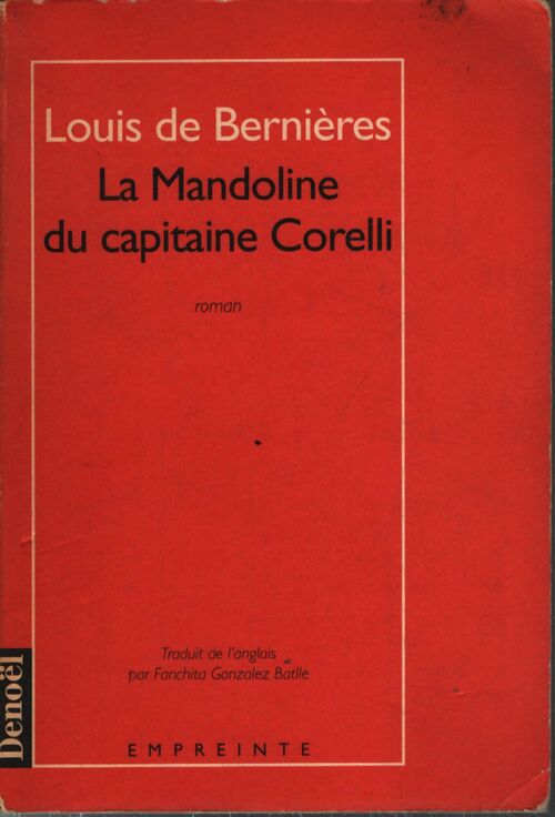 La mandoline du capitaine Corelli - Louis De Bernières - Livre