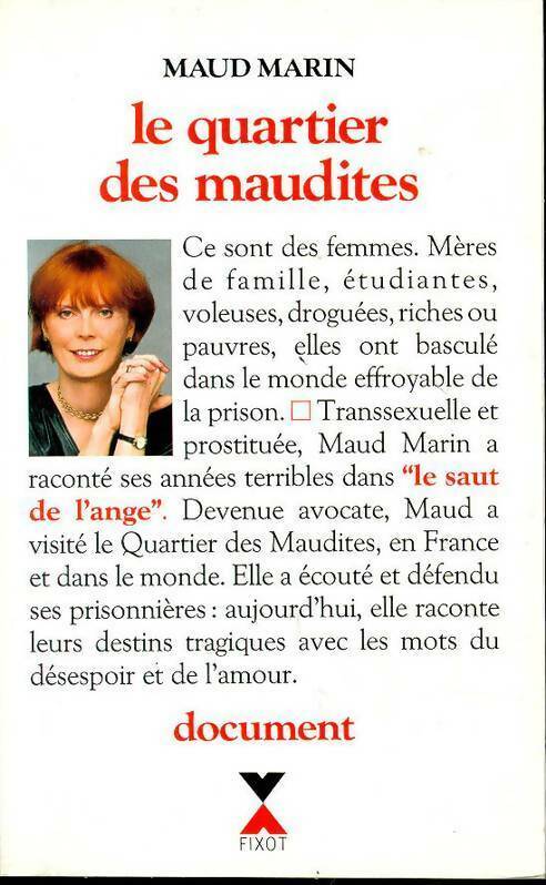 Le quartier des maudites - Marin Maud -  Document - Livre