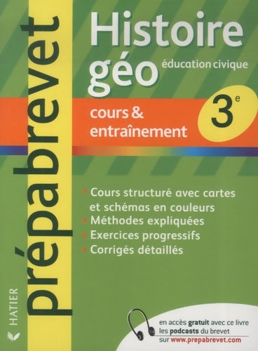 Livrenpoche : Histoire-Géographie-Education civique 3e : cours et entraînement - Françoise Aoustin, Jean Brignon - Livre