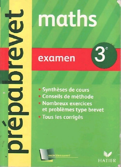 Livrenpoche : Maths 3e : examen - Michel Goutodier - Livre