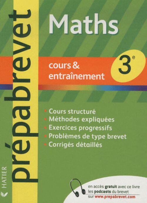 Livrenpoche : Maths 3e : cours et entraînement - Collectif - Livre