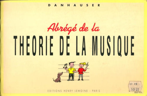 Livrenpoche : Abrégé de la théorie de la musique - A. Danhauser - Livre