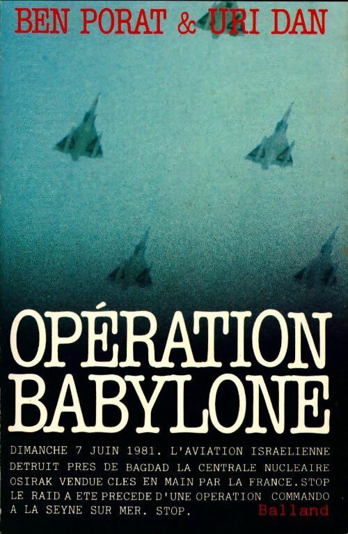 Livrenpoche : Opération Babylone - Uri Dan - Livre