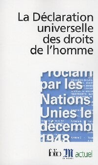 Livrenpoche : La Déclaration universelle des droits de l'homme - Collectif - Livre