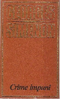Crime impuni - Georges Simenon - Livre