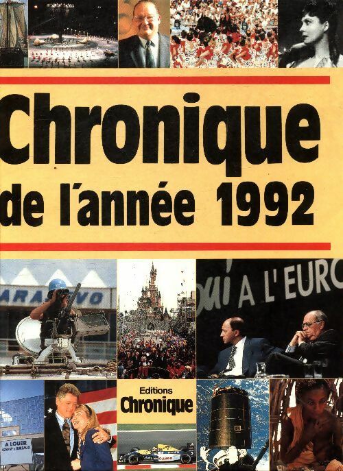 Livrenpoche : Chronique de l'année 1992 - Collectif - Livre