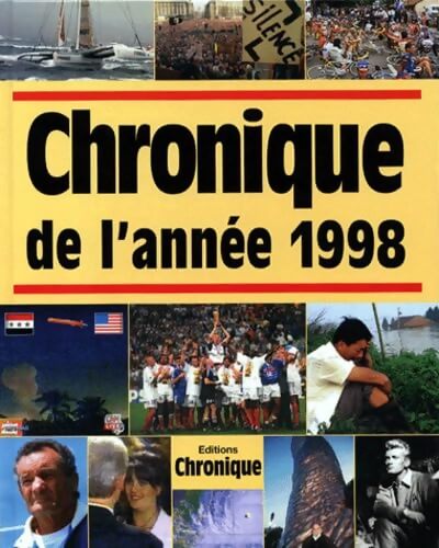 Chronique de l'année 1998 - Collectif - Livre