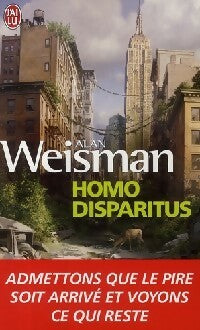 Homo disparitus - Alan Weisman - Livre