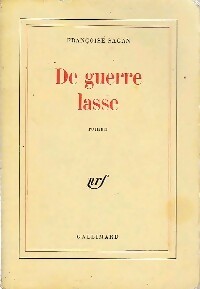 Livrenpoche : De guerre lasse - Françoise Sagan - Livre