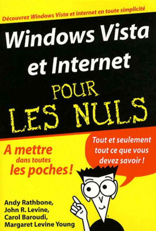 Livrenpoche : Windows Vista et Internet pour les nuls - Andy Rathbone - Livre