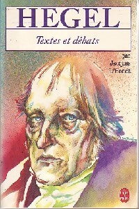 Livrenpoche : Hegel : Textes et débats - Jacques D'Hondt - Livre