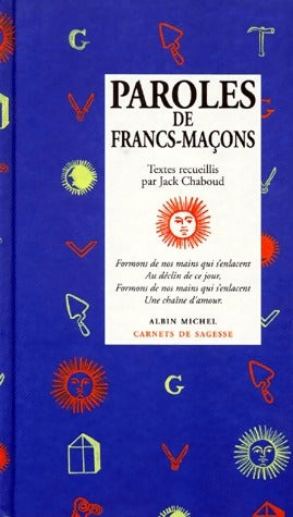 Livrenpoche : Paroles de Francs-Maçons - Jack Chaboud - Livre
