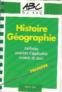 Livrenpoche : Histoire-Géographie Premières L, ES, S - Inconnu - Livre