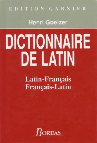Livrenpoche : Dictionnaire de latin - Henri Goezler - Livre