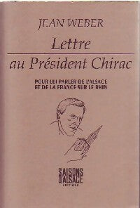 Lettre au président Chirac - Jean Weber -  Nuée bleue GF - Livre